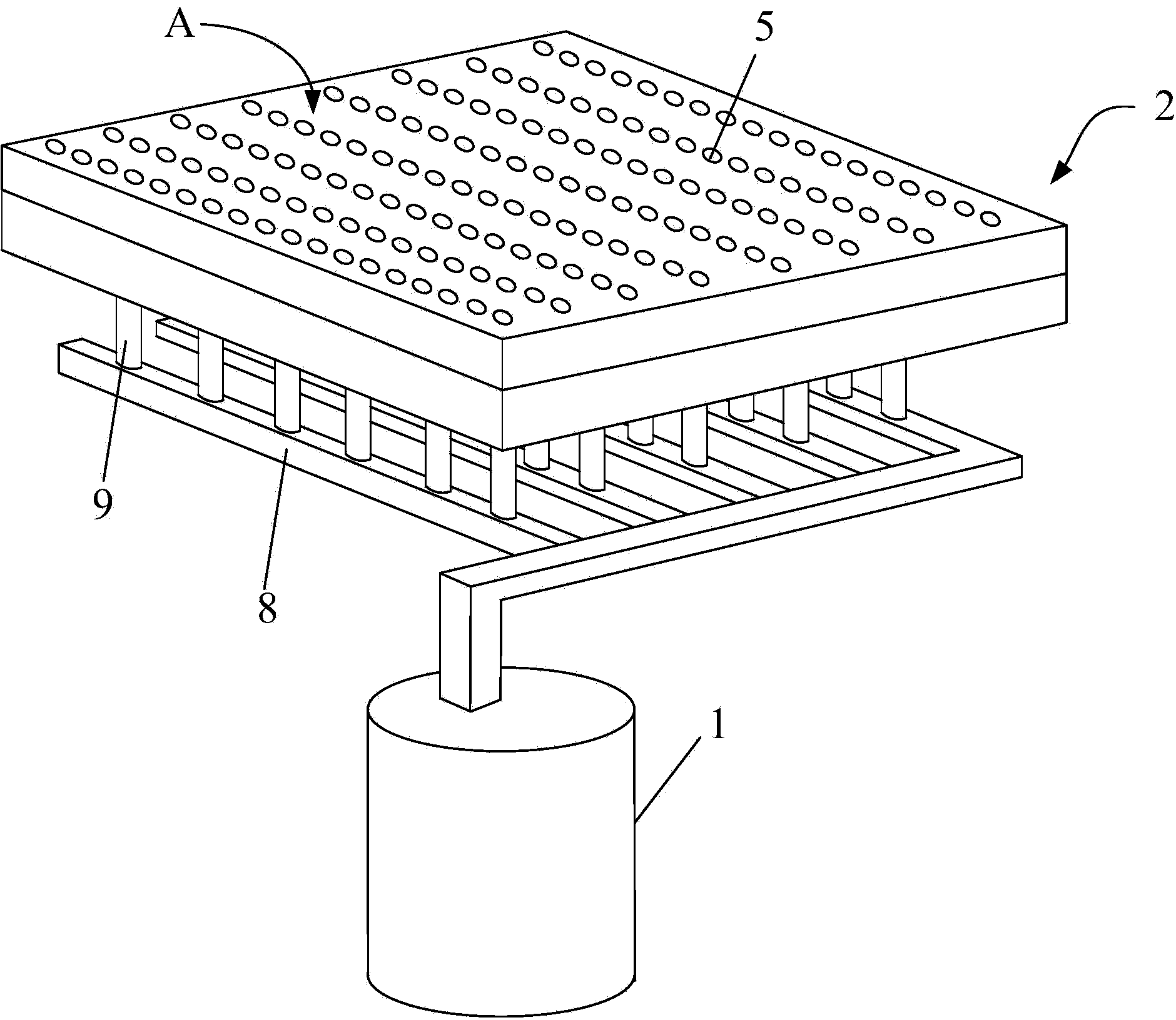 Evaporation source, film-forming facility and film-forming method thereof