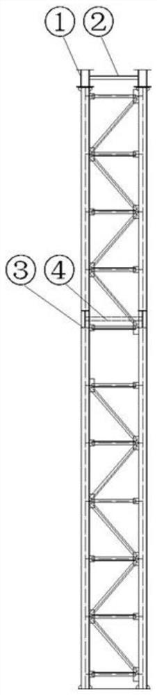 A double-deck steel box girder bridge installation method and combined bracket for installation