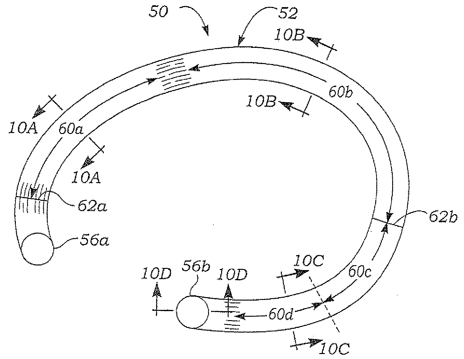 Physiologically harmonized tricuspid annuloplasty ring
