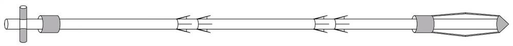 Movable anchor rod based on chemical anchor increasing and using method thereof