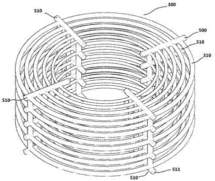 Ring conductor electromagnetic heating device