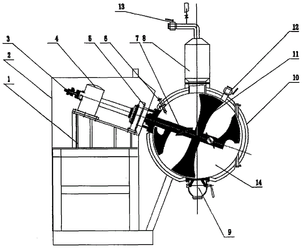 Ball-shaped dynamic drying machine
