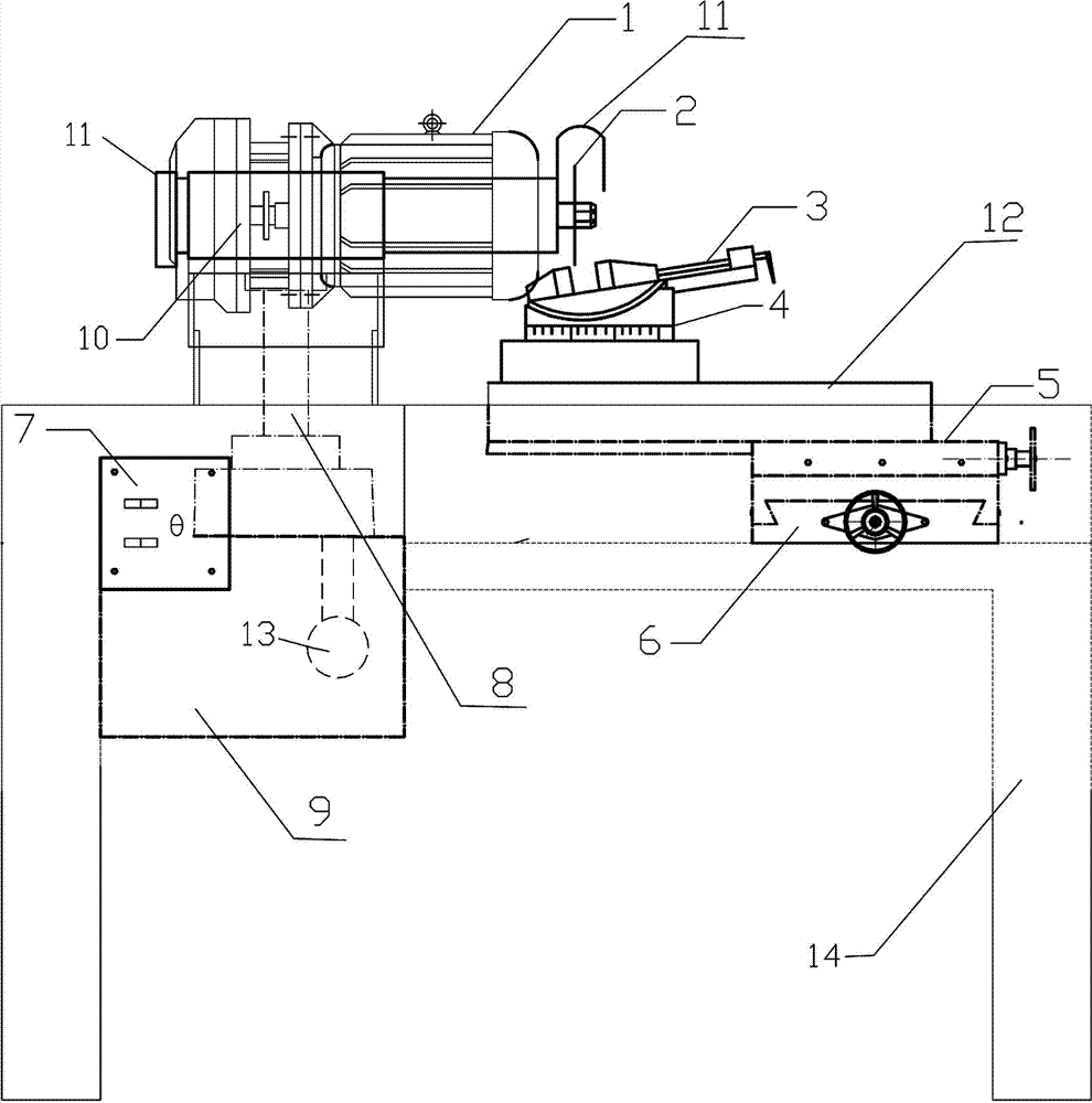 Rock sample cutting device capable of producing different joint angle and different joint connectivity rates