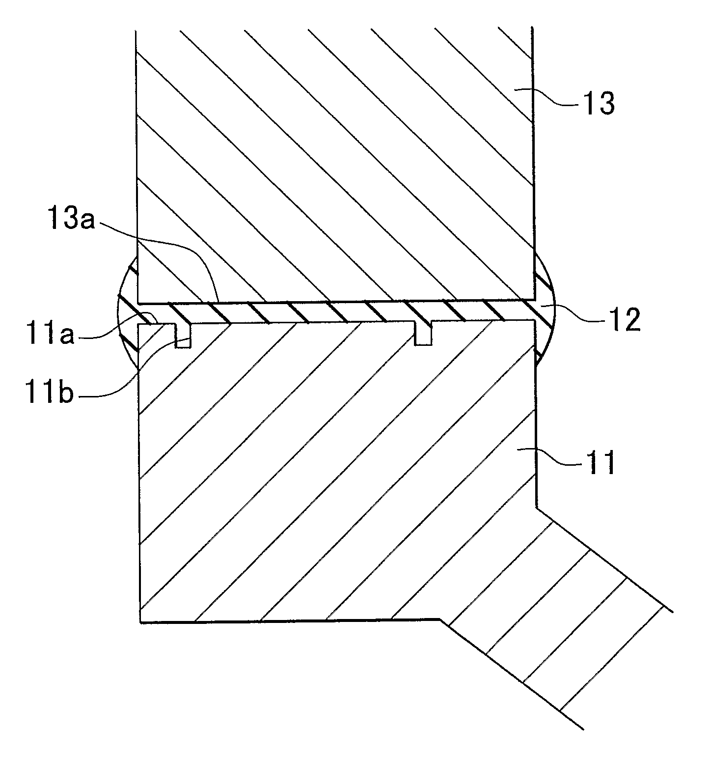 Joining Surface Structure for a Plurality of Cases