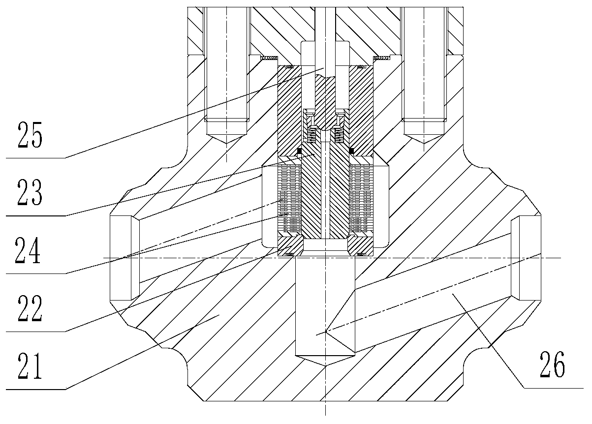 Washout-resistant sealing structure of regulating valve