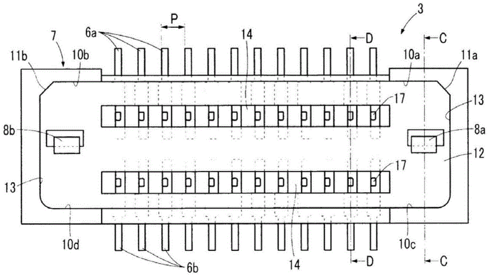 Substrate connector and female header thereof