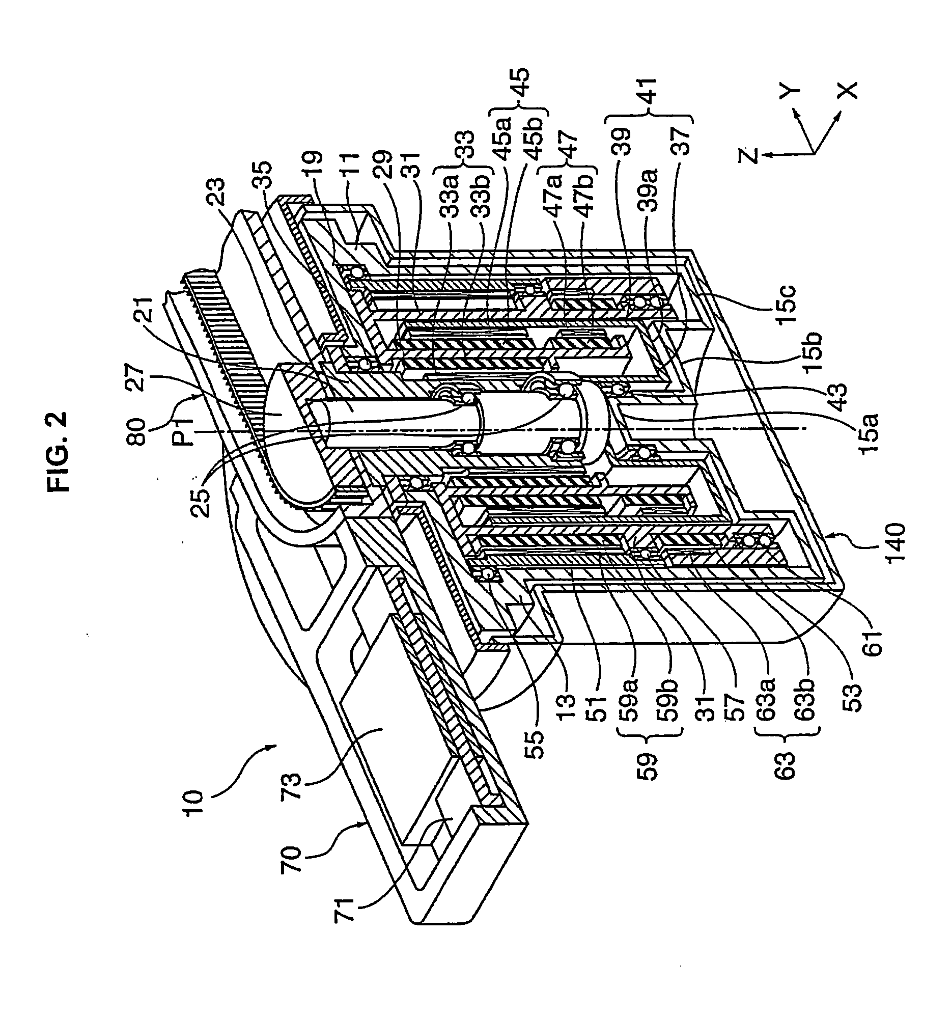 Motor, robot, substrate loader, and exposure apparatus
