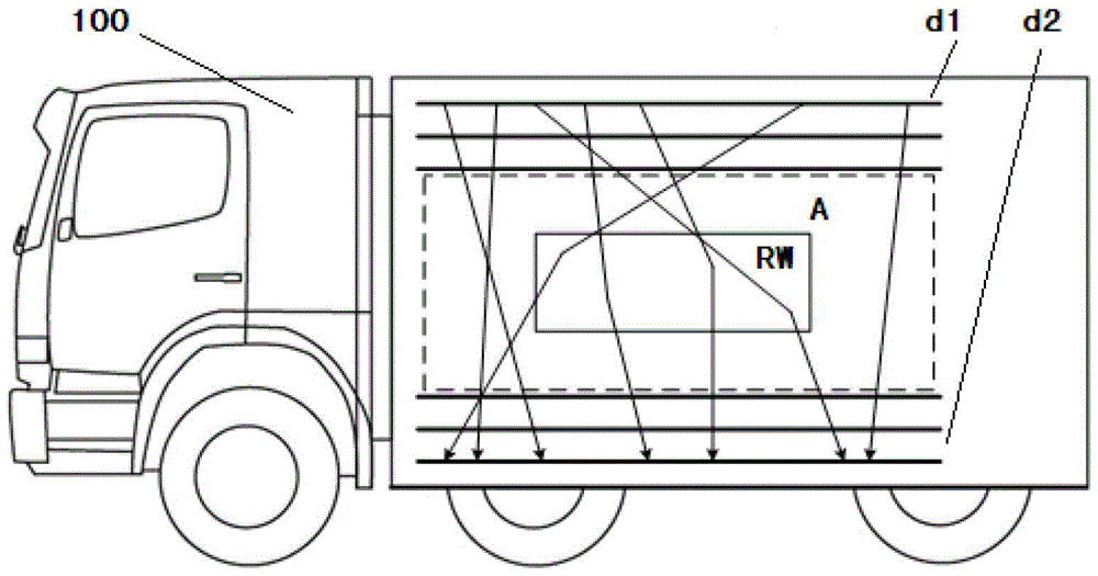 Muon imaging method and vehicle-mounted radioactive material monitoring system