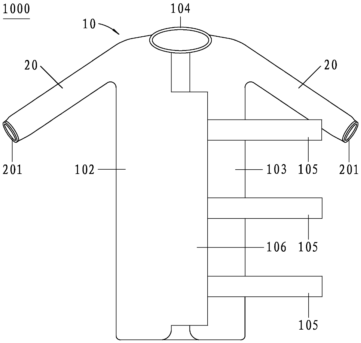 Easy-to-put on/take off isolation clothes special for doctor