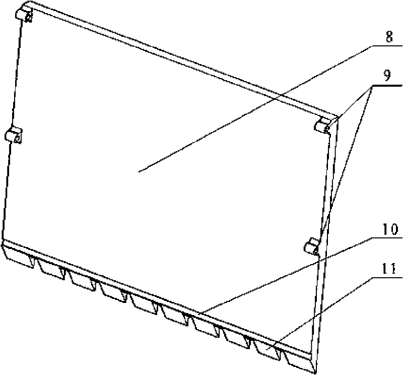 Multifunctional tipping-bucket hydraulic excavator bucket