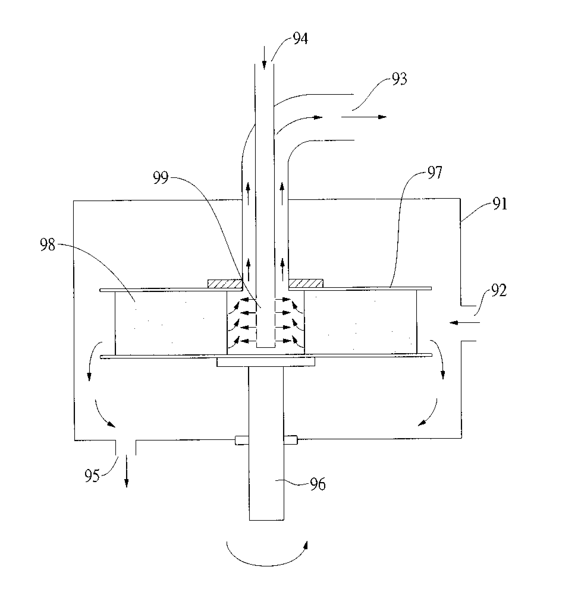 Absorptive device to carbon dioxide in the air