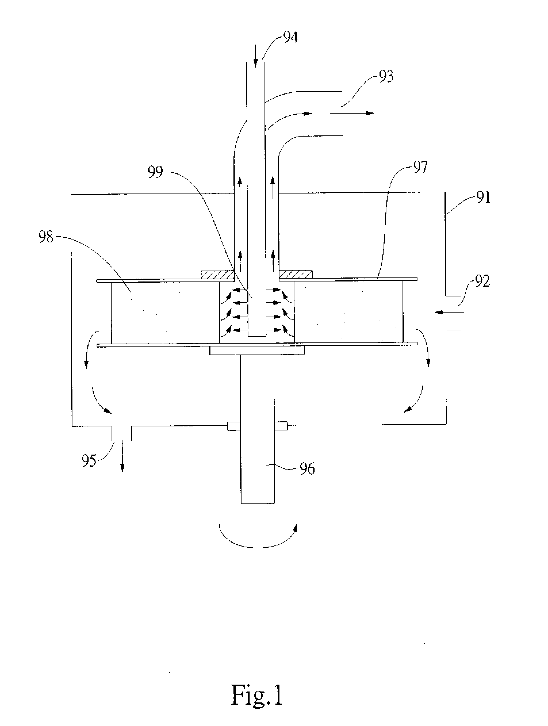 Absorptive device to carbon dioxide in the air