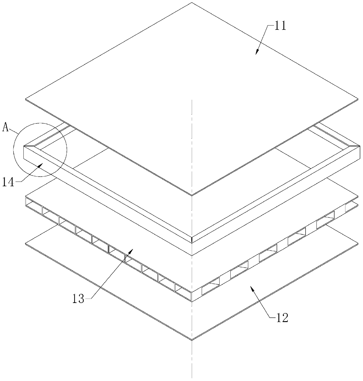Paper tray and processing technology thereof