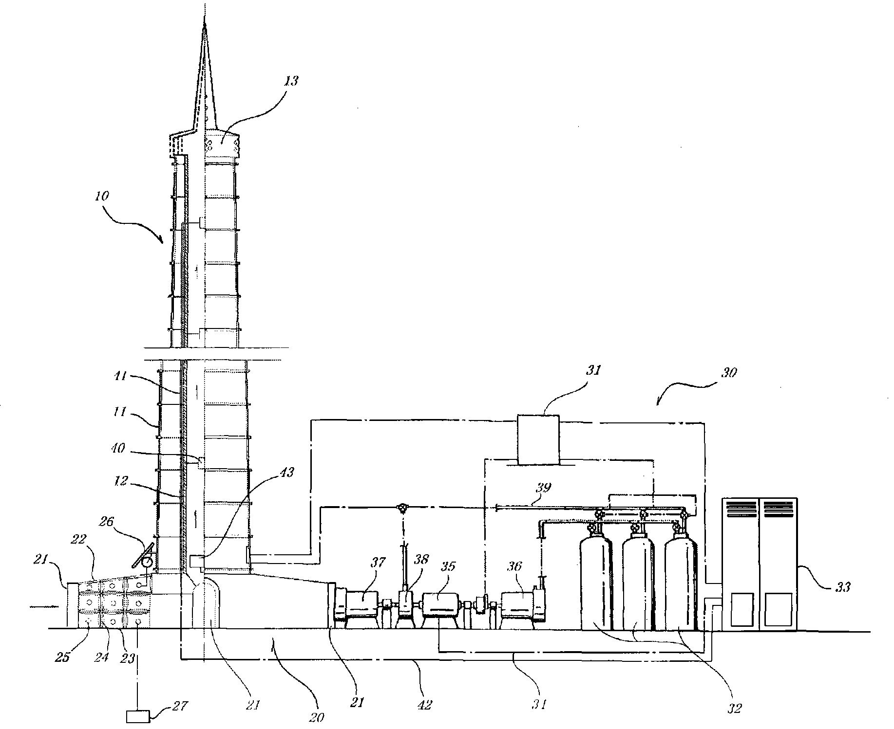 Comprehensive energy air channel well power generation station