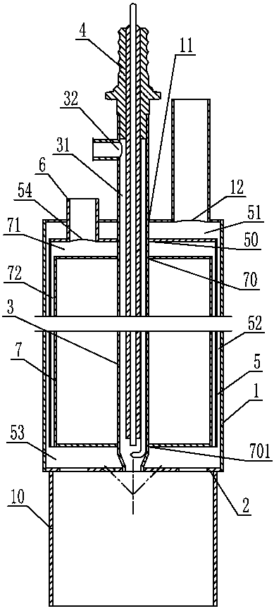 Ignition and combustion device for natural gas reforming hydrogen generator