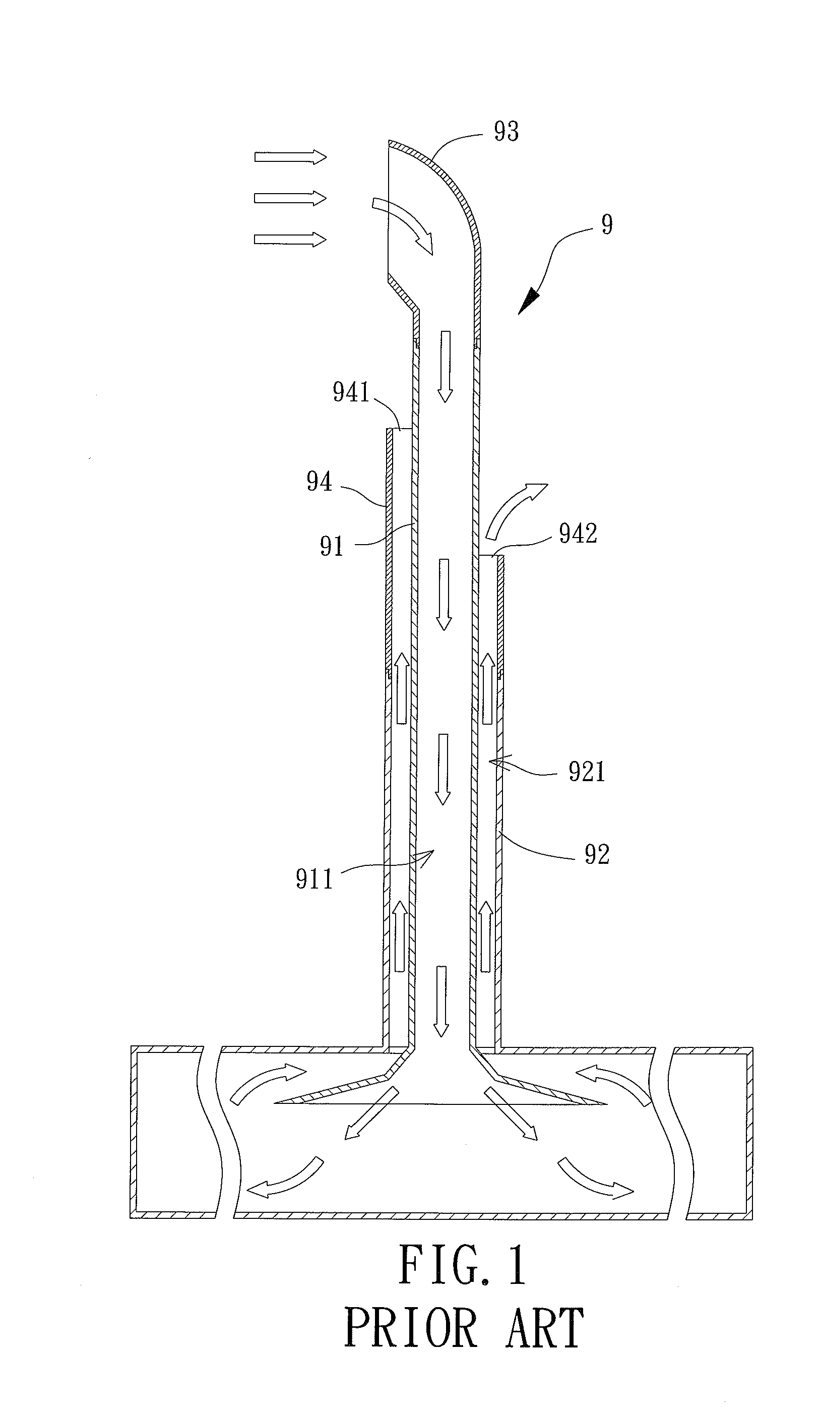 Ventilation System with Controllable Air Input and Output