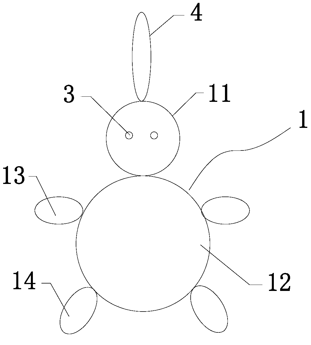 Wool felt doll and making method thereof