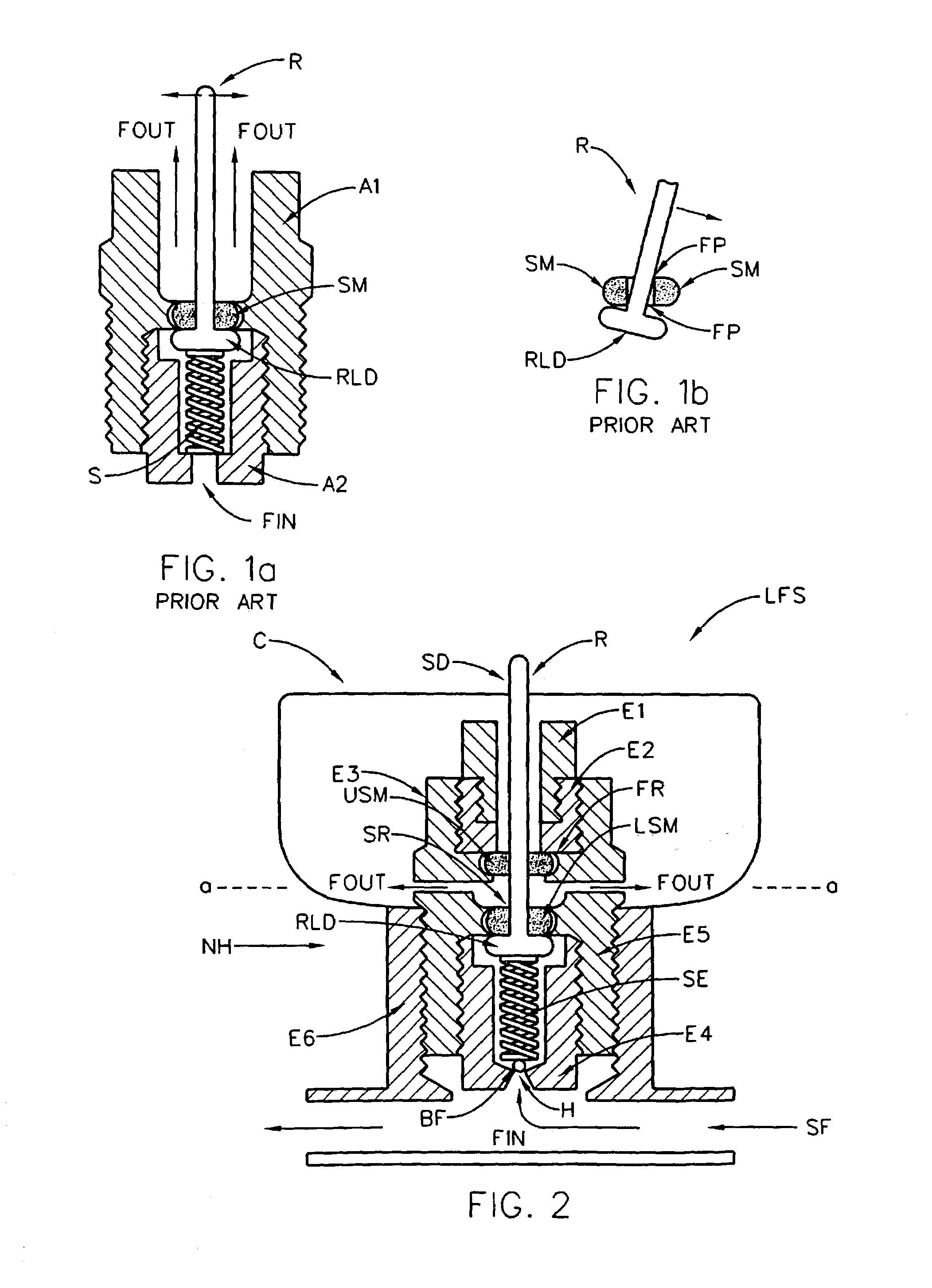 Laterally ejecting fluid flow control system and method