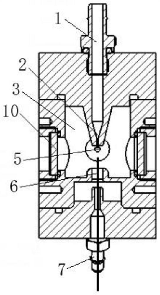 Dust component detection device and method based on electric spark induced breakdown spectroscopy