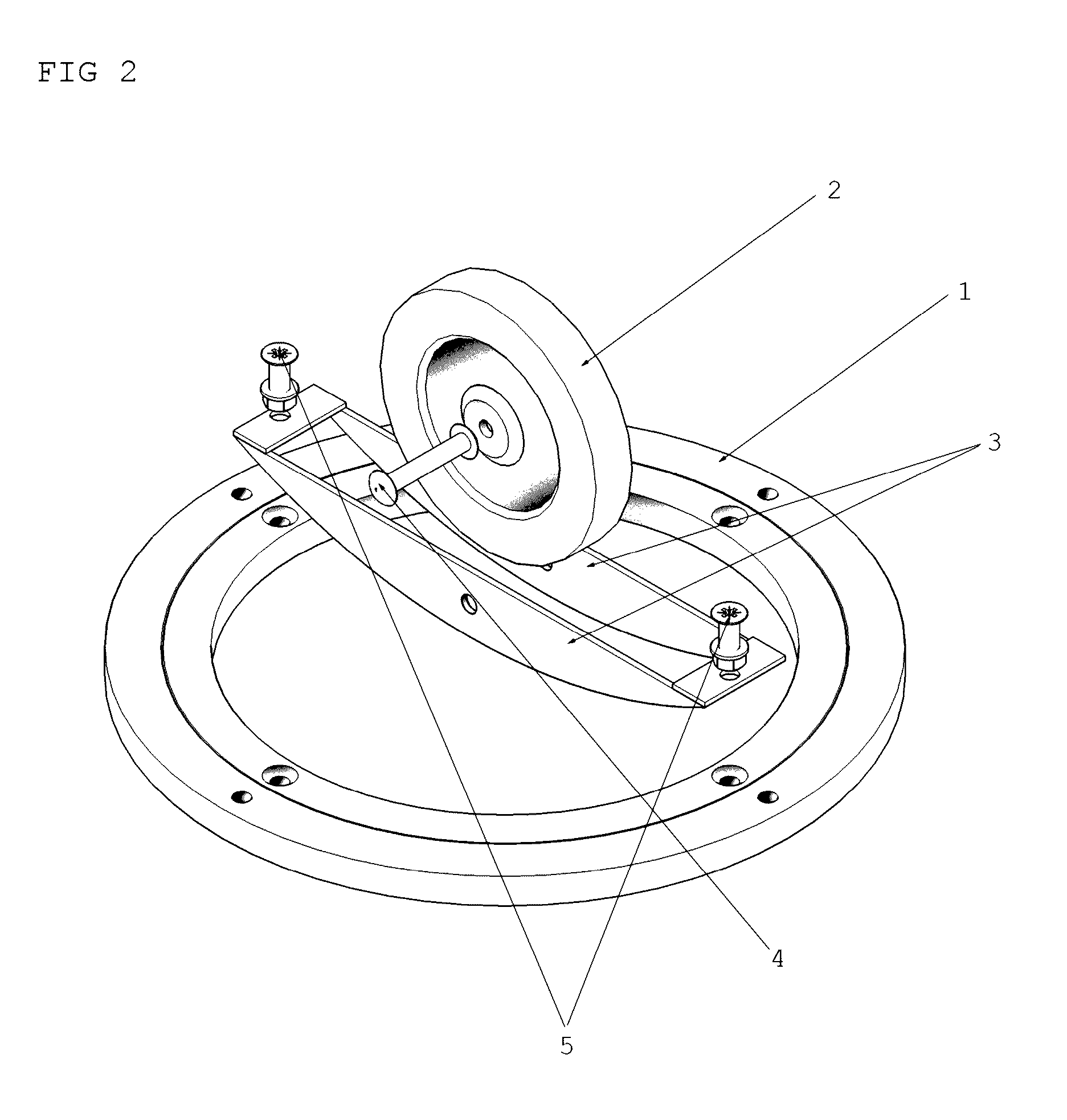 Balanced wheel swivel system without adding vertical dimension to wheel