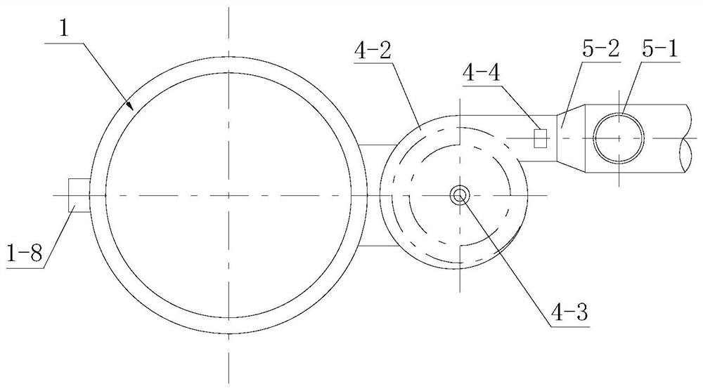 Gradient combustion self-denitration system of calciner with external combustion chamber