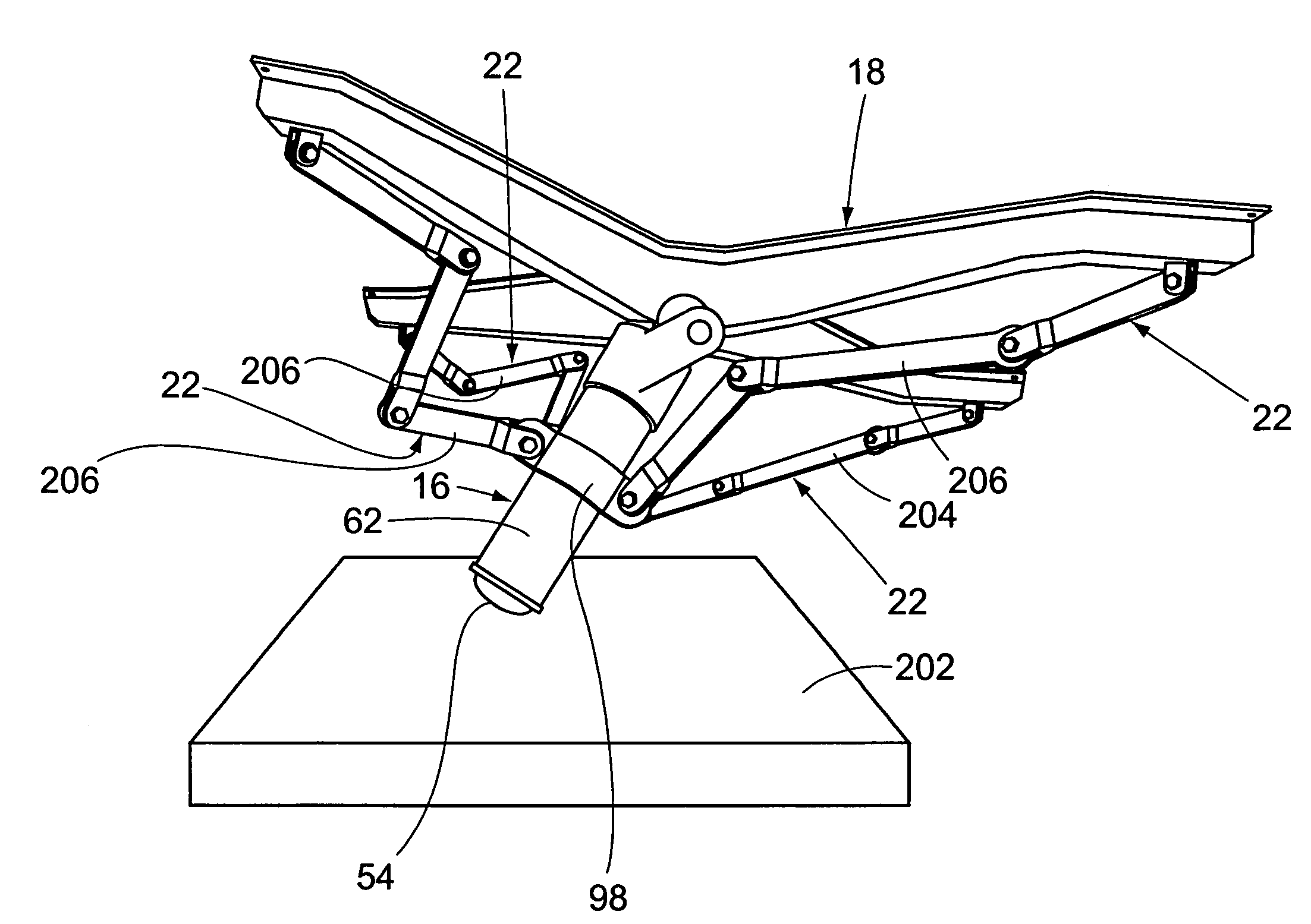 Landing assist probe mounting system