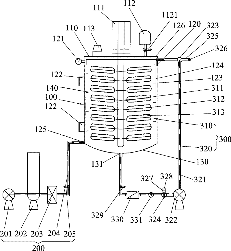 Method for fermentation producing glossy ganoderma polyoses using cyclic packed bed reactor