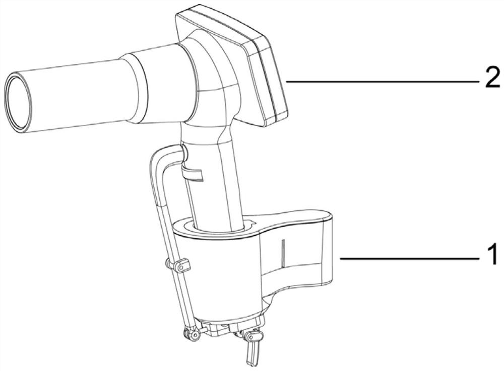 Fundus camera bracket and fundus camera with same