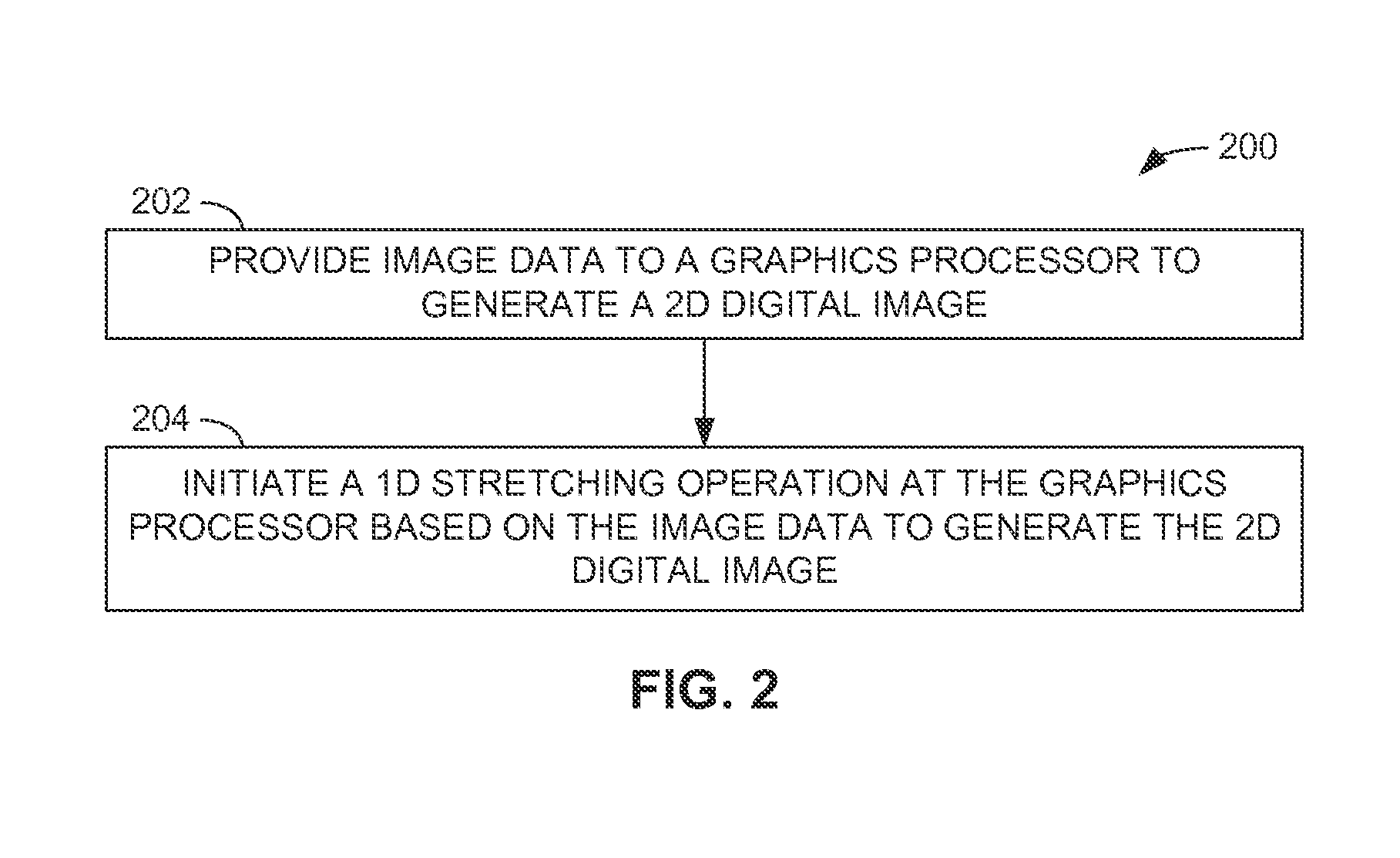 Accelerated image gradient based on one-dimensional data