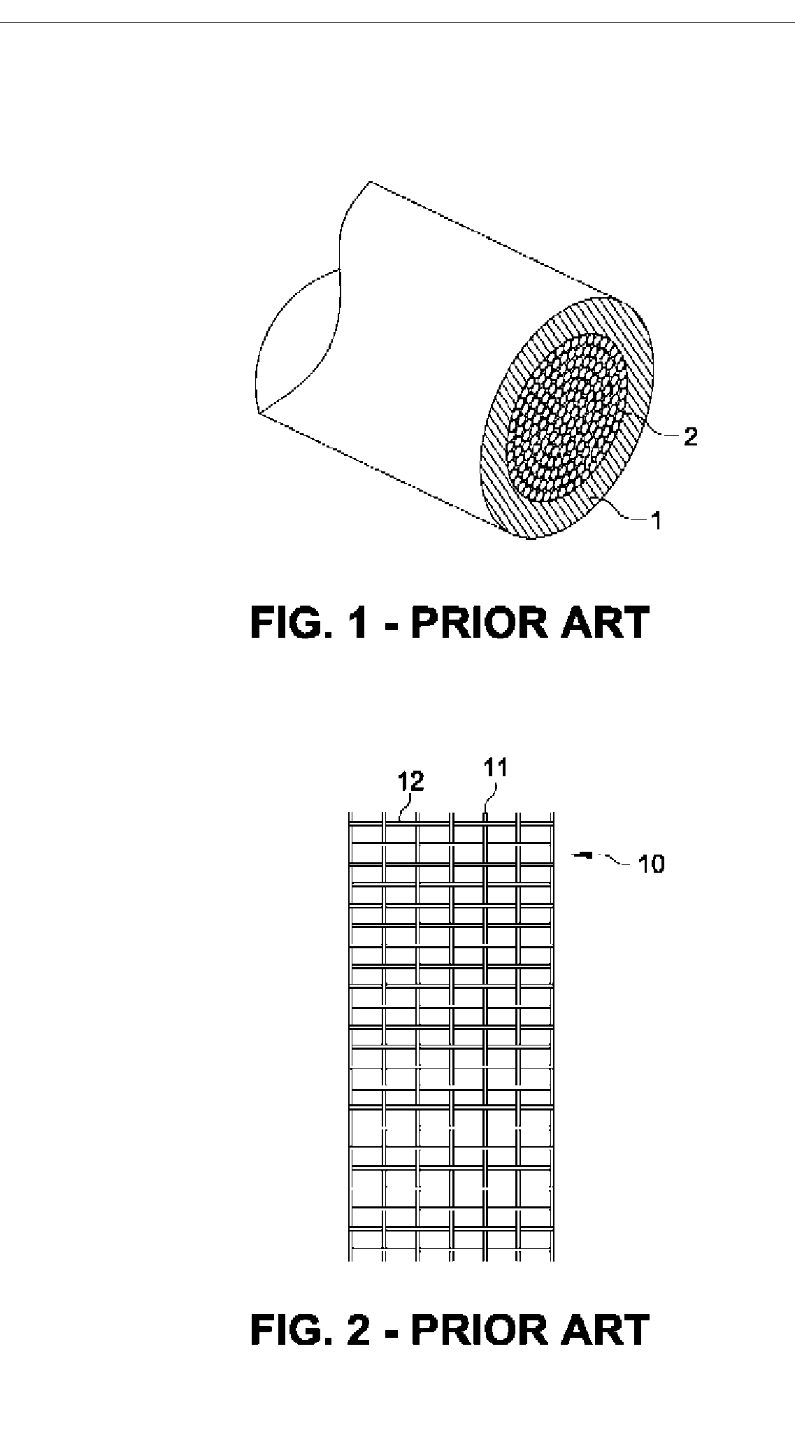 Composite wire having impervious core for use in an energy storage device