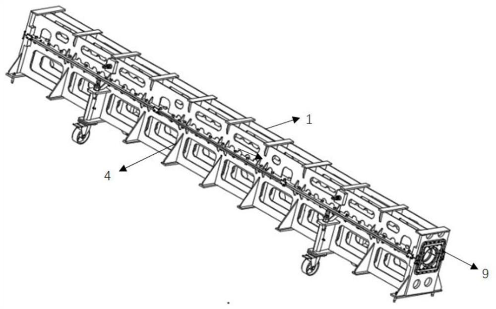 Composite material tube forming tool system