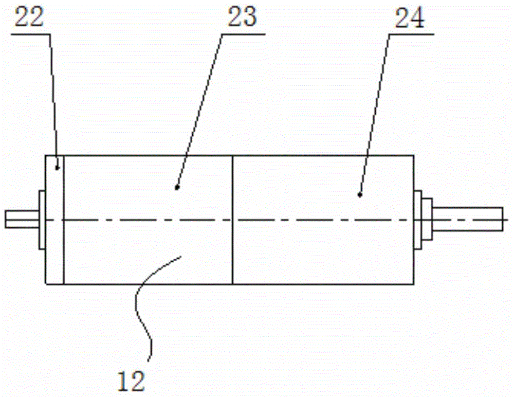 Underwater electric steering engine and rudder angle detection method
