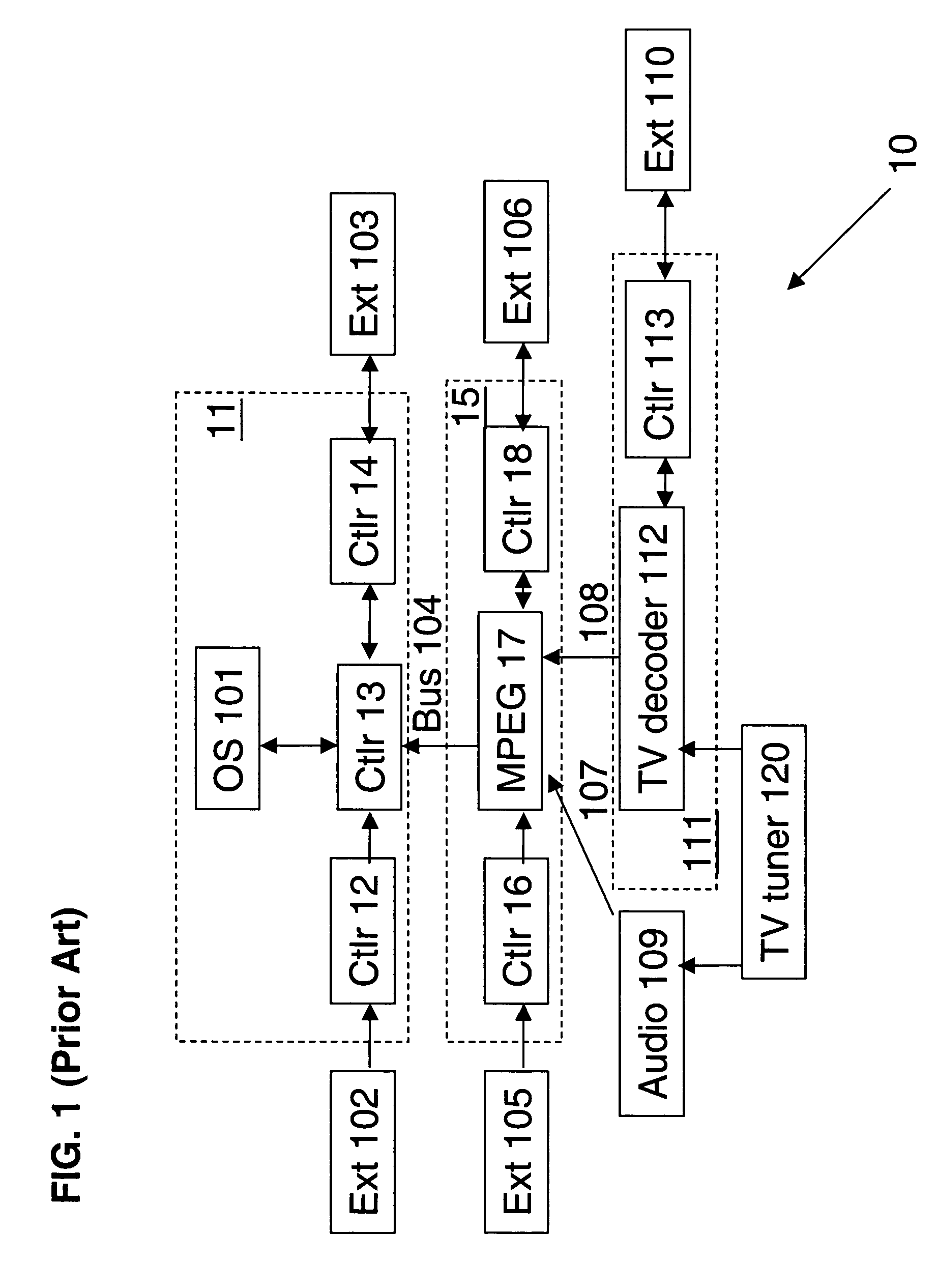 Shared memory architecture and method in an optical storage and recording system