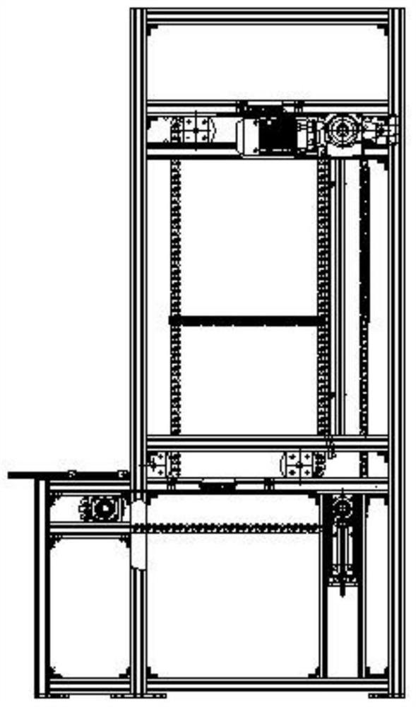 One-in and one-out cigarette carton continuous hoisting machine equipment and hoisting method