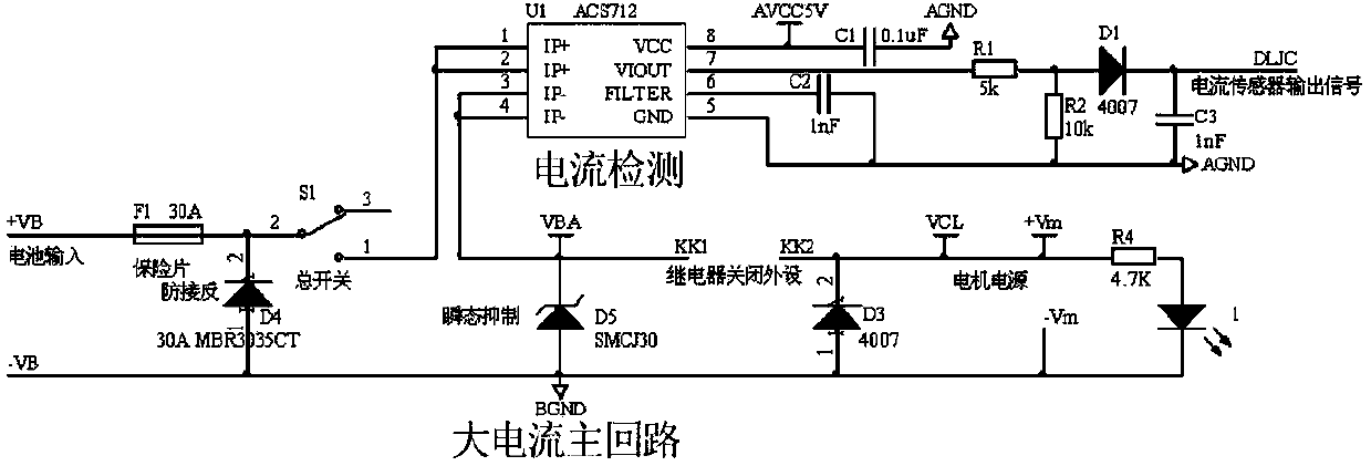 Iron phosphate lithium battery power supply management system used for service robots and working method