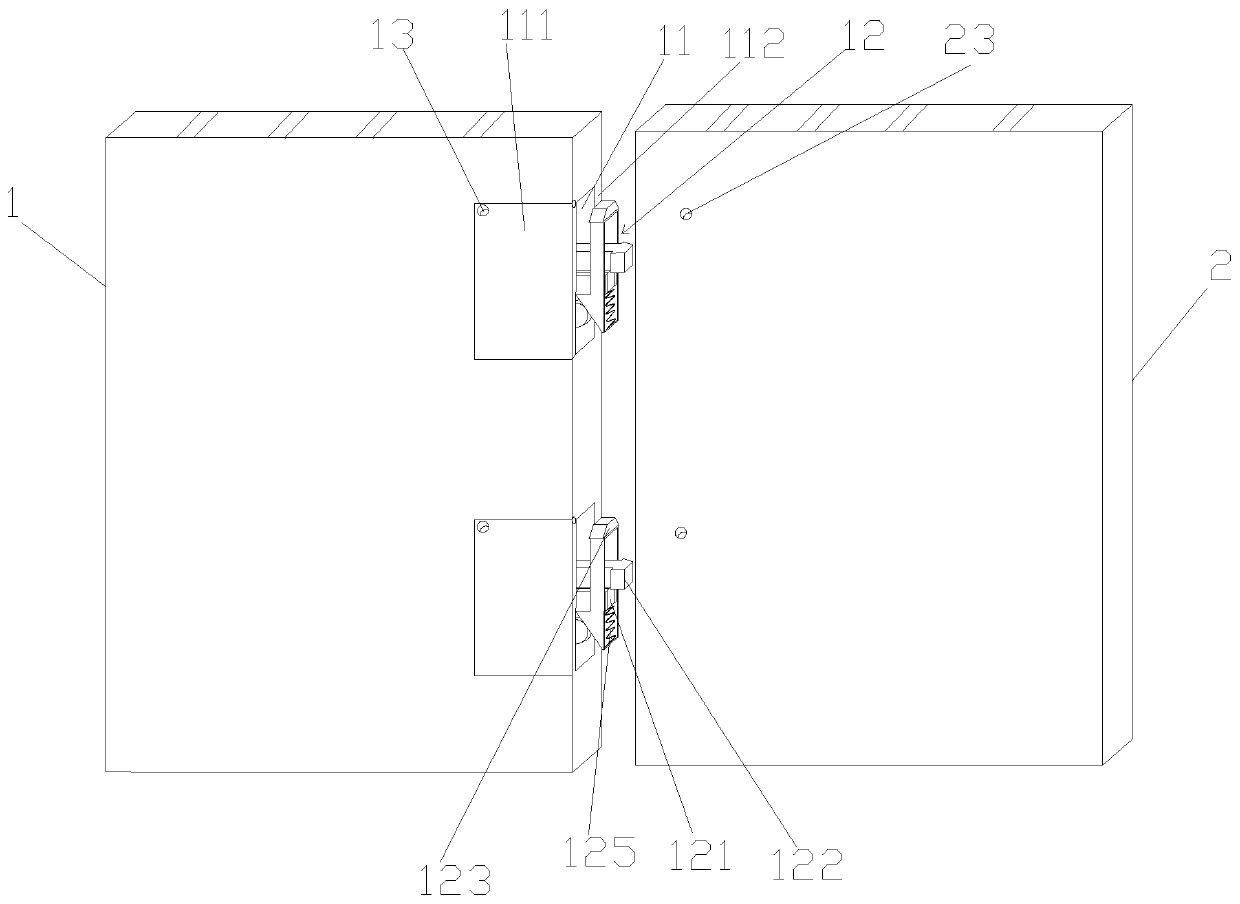 Prefabricated wallboard, combined wall and fabricated building