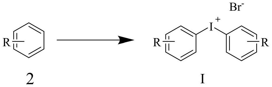 Application of diaryliodonium salt compound in preparation of glass antifogging agent