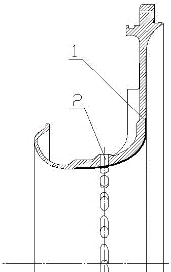 Casing treatment structure for improving surge margin of single-stage centrifugal compressor and compressor