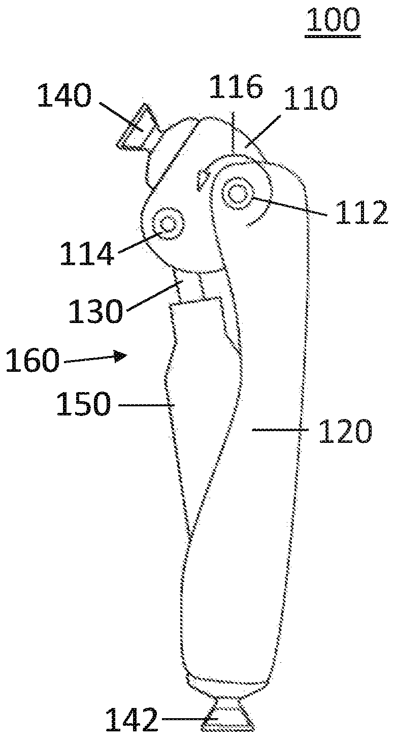 Prosthetic knee with a rectification hydraulic system