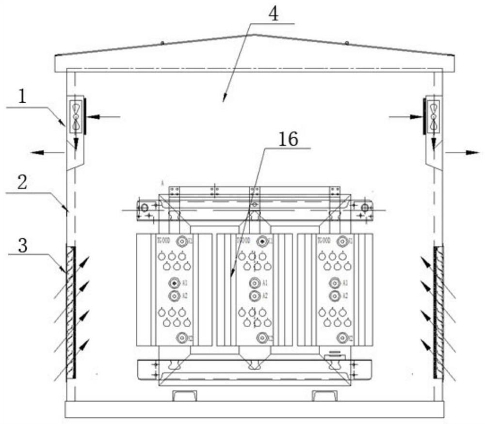 Ventilation and heat dissipation device