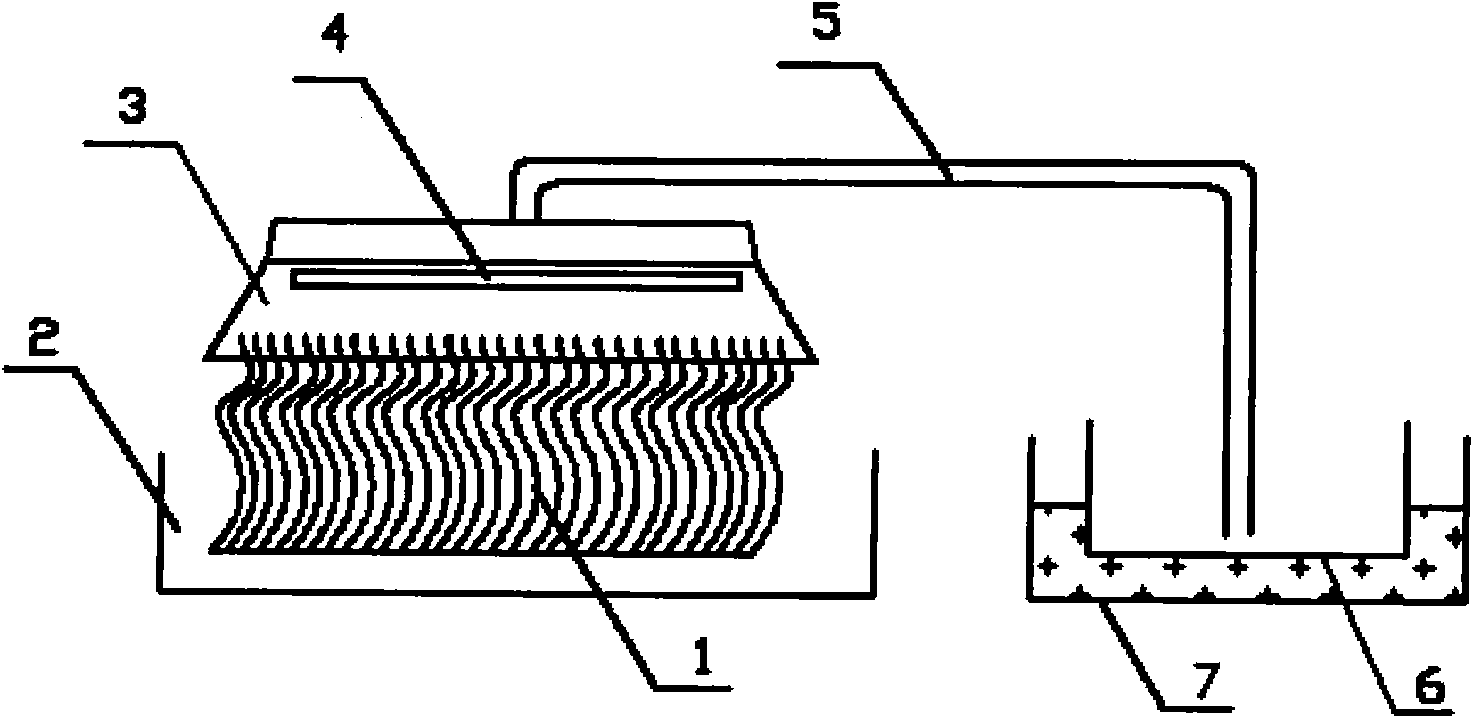 Distillation type sewage treatment device