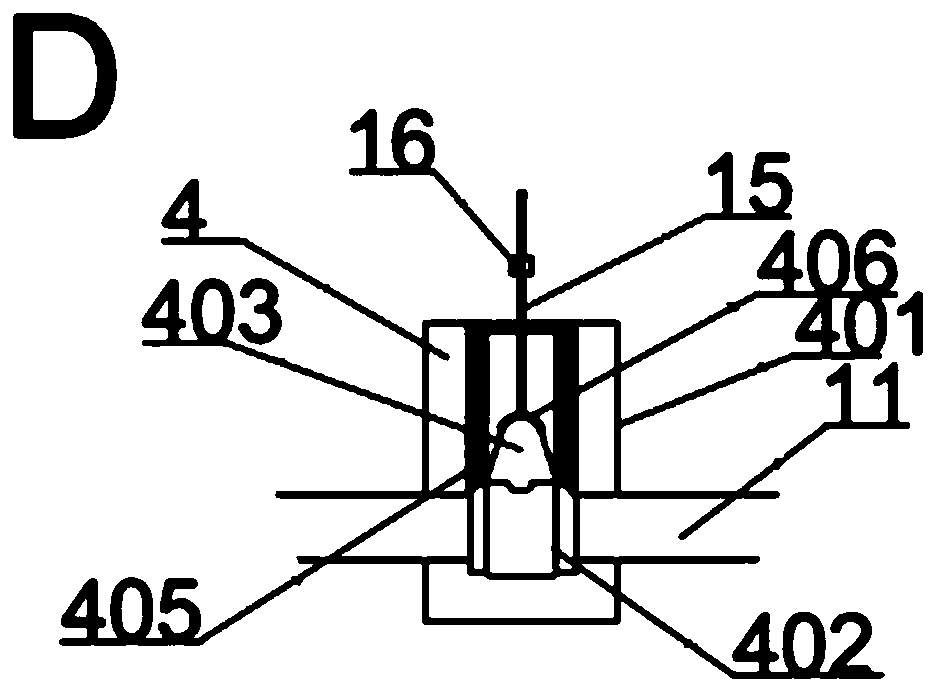 Explosion-proof pipe device capable of automatically adjusting flow