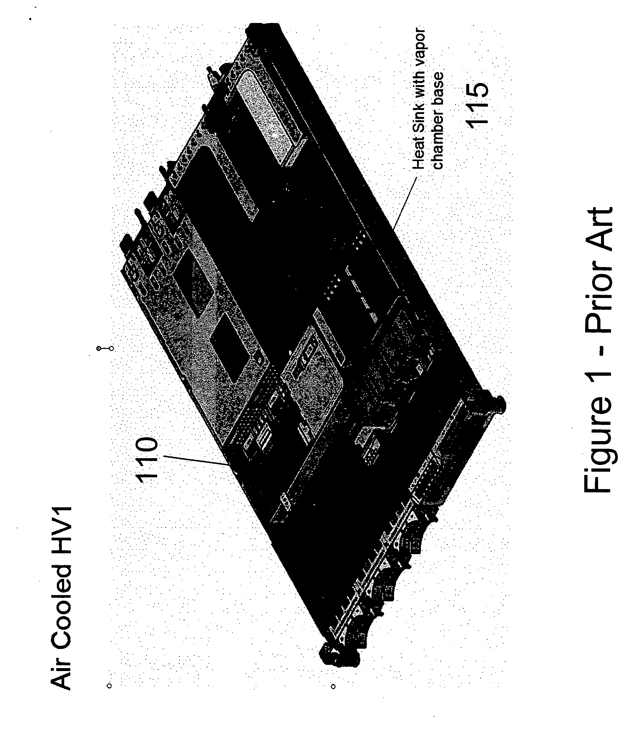 Hybrid liquid-air cooled module