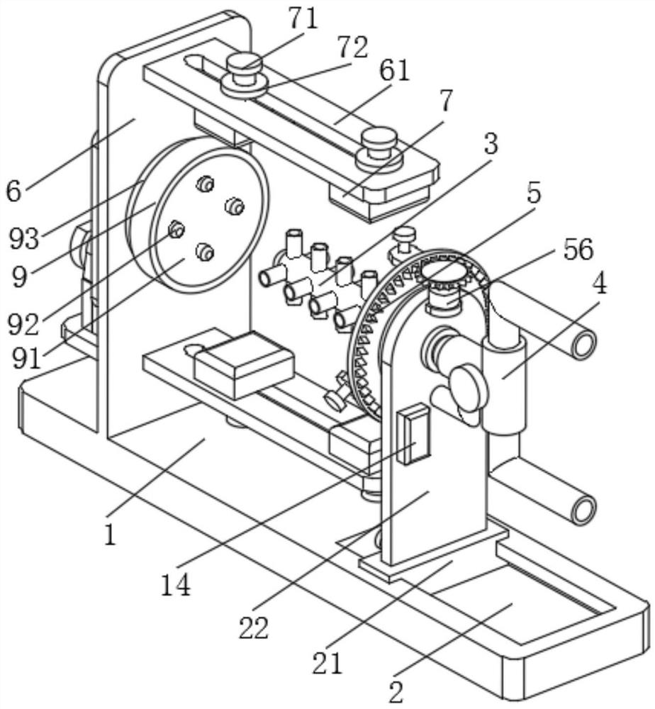 A special-shaped parts internal cleaning equipment