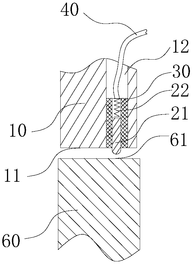 Grounding line device and state detecting method thereof