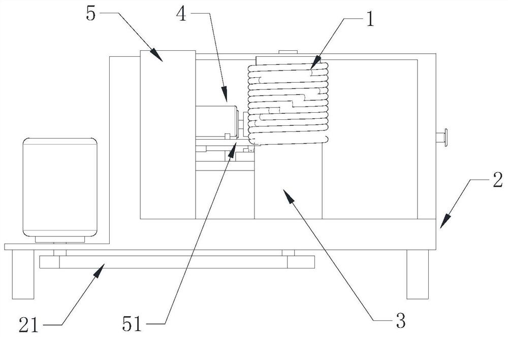 Automatic collecting and storing device for redundant cables