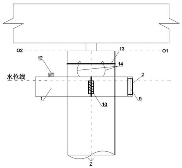 Pier anti-scouring and anti-impact water flow power generation system