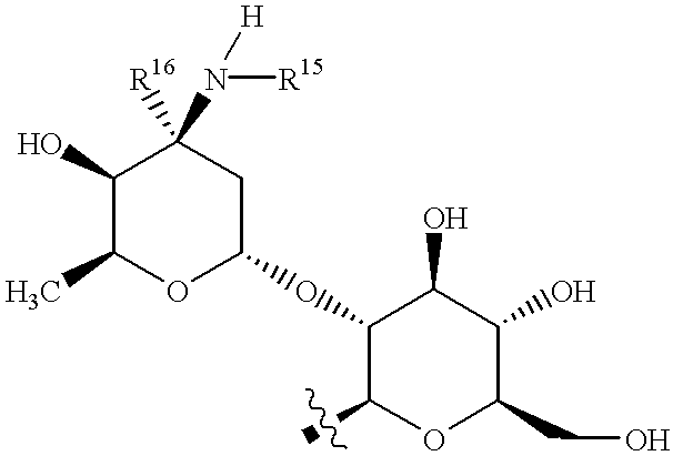 Glycopeptide phosphonate derivatives
