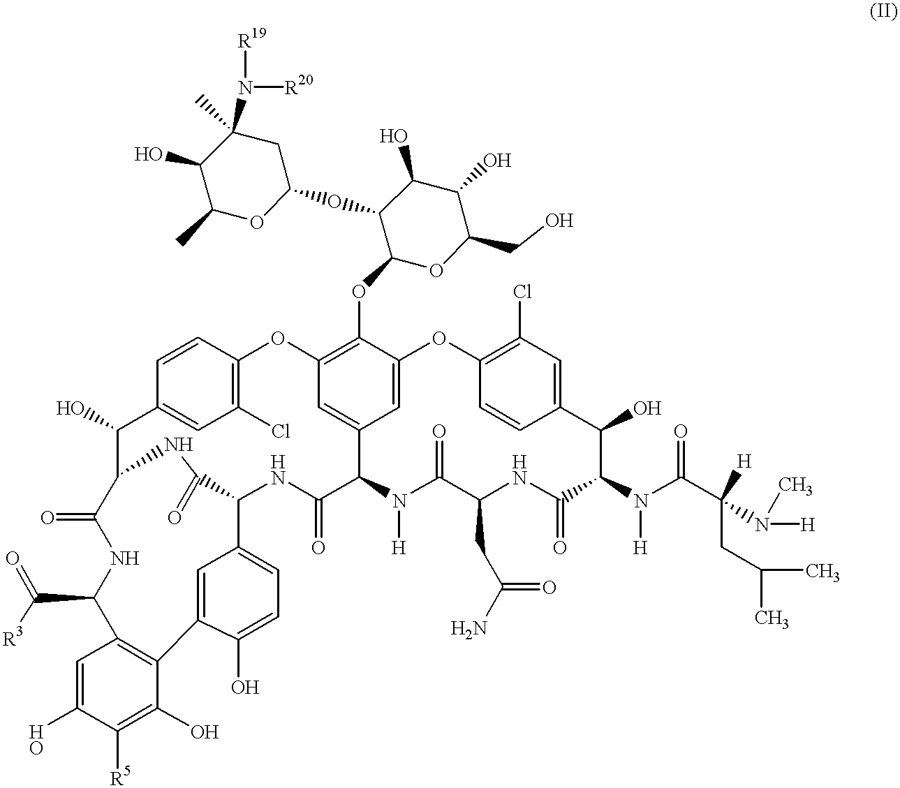 Glycopeptide phosphonate derivatives
