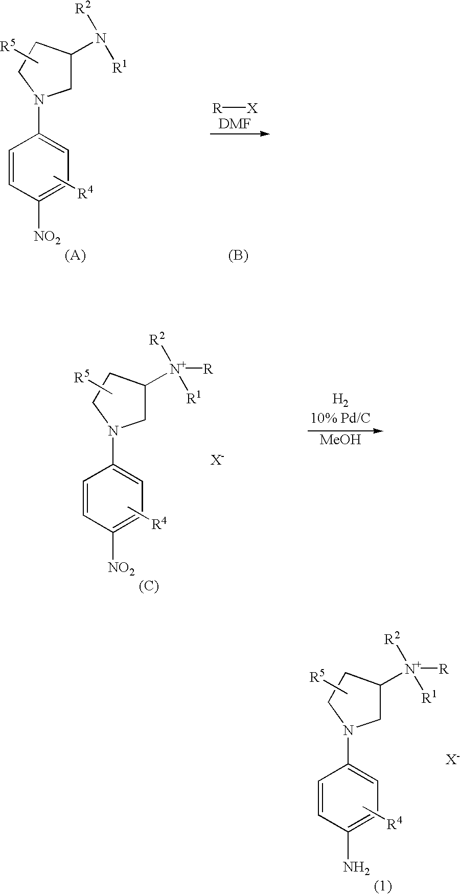 Primary intermediates for oxidative coloration of hair